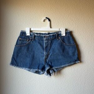 Levi's Distressed Jean Shorts